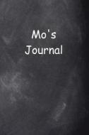 Mo Personalized Name Journal Custom Name Gift Idea Mo: (Notebook, Diary, Blank Book) di Distinctive Journals edito da Createspace Independent Publishing Platform