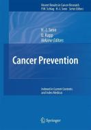 Cancer Prevention di Hans-Jorg Senn edito da Springer-Verlag GmbH