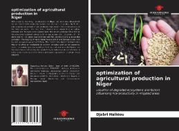 OPTIMIZATION OF AGRICULTURAL PRODUCTION di DJABRI HALIDOU edito da LIGHTNING SOURCE UK LTD