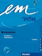 em neu 2008 Brückenkurs Kursbuch, Arbeitsbuch , Lektion 6 -10 mit Arbeitsbuch-Audio-CD di Michaela Perlmann-Balme, Susanne Schwalb, Jutta Orth-Chambah, Dörte Weers edito da Hueber Verlag GmbH