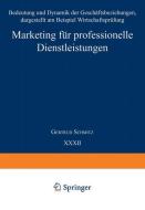 Marketing für professionelle Dienstleistungen di Gertrud Schmitz edito da Gabler, Betriebswirt.-Vlg