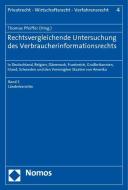 Rechtsvergleichende Untersuchung des Verbraucherinformationsrechts edito da Nomos Verlagsges.MBH + Co
