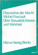 Dispositive der Macht di Michel Foucault edito da Merve Verlag GmbH