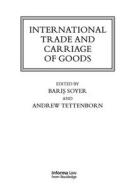 International Trade And Carriage Of Goods edito da Taylor & Francis Ltd