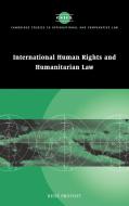 International Human Rights and Humanitarian Law di Rene Provost edito da Cambridge University Press