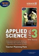 Btec Level 3 National Applied Science Teacher Planning Pack di Frances Annets, Shirley Foale, Roy Llewellyn, Ismail Musa, Sue Hocking, Ellen Patrick, Joanna Sorensen, Tony Kelly, Lee Hudson edito da Pearson Education Limited