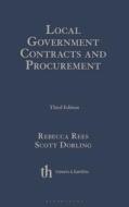 Local Government Contracts And Procurement di Helen Randall, Jon Baldwin, Trowers and Hamlin edito da Bloomsbury Publishing Plc