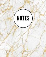 Notes: Marble Gold (1) - Cute Writing Notebook for School, Home & Office - [classic] di P2g Innovations edito da INDEPENDENTLY PUBLISHED