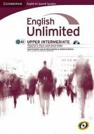 English Unlimited For Spanish Speakers Upper Intermediate Teacher's Pack (teacher's Book With Dvd-rom) di Alex Tilbury, Leslie Hendra, Sarah Ackroyd edito da Cambridge University Press