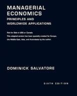 Principles And Worldwide Applications di Dominick Salvatore edito da Oxford University Press Inc