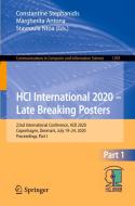 HCI International 2020 - Late Breaking Posters edito da Springer International Publishing