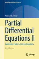Partial Differential Equations II di Michael E. Taylor edito da Springer International Publishing AG