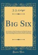 Big Six: True Incidents in Real Life; Schemes by Which He Deceived Men and Extorted Money; Without a Parallel in the History of di J. S. Geiger edito da Forgotten Books