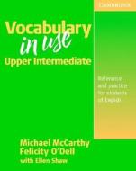 Vocabulary In Use Upper Intermediate Without Answers di Michael Mccarthy, Felicity O'dell edito da Cambridge University Press