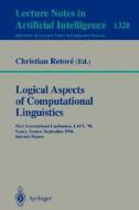 Logical Aspects of Computational Linguistics edito da Springer Berlin Heidelberg