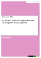 Hochwasser und seine Schutzmaßnahmen. Das integrierte Rheinprogramm di Anna-Lena Diez edito da GRIN Verlag
