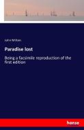 Paradise lost di John Milton edito da hansebooks