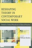 Reshaping the Domain of Theory in Social Work - Toward a Critical Pluralism in Contemporary Practice di William Borden edito da Columbia University Press