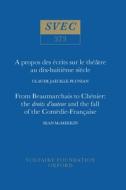 A Propos Des Écrits Sur Le Théâtre Au Dix-Huitième Siècle - From Beaumarchais to Chénier: The Droits d'Auteur and the Fa di Claude Jaeckle-Plunian, Sean Mcmeekin edito da OXFORD UNIV PR