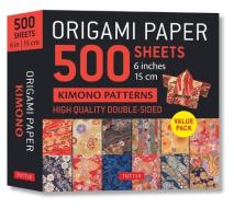 Origami Paper 500 Sheets Kimono Flowers 6" (15 Cm) edito da Tuttle Publishing