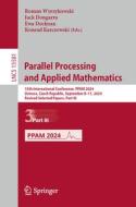 Parallel Processing and Applied Mathematics edito da Springer International Publishing