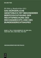 Familienrecht, §§ 1589-1634, 1638-1649, 1664, 1666-1698, 1705-1921 edito da De Gruyter