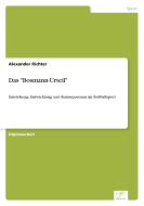 Das "Bosmann-Urteil" di Alexander Richter edito da Diplom.de