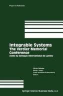 Integrable Systems edito da Birkhäuser Boston