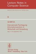 GI-BIFOA Internationale Fachtagung: Informationszentren in Wirtschaft und Verwaltung edito da Springer Berlin Heidelberg