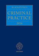 Blackstone's Criminal Practice di Ormerod Qc, David Perry Qc edito da Oxford University Press