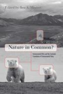 Nature in Common? edito da Temple University Press