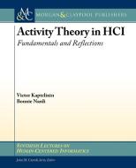 Kaptelinin, V:  Activity Theory in HCI di Victor Kaptelinin edito da Morgan & Claypool Publishers