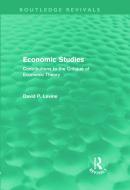 Economic Studies (Routledge Revivals) di David P. Levine edito da Routledge