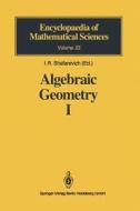 Algebraic Geometry I di V. I. Danilov, V. V. Shokurov edito da Springer Berlin Heidelberg