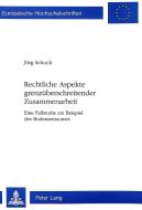 Rechtliche Aspekte grenzüberschreitender Zusammenarbeit di Jörg Schoch edito da Lang, Peter