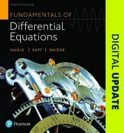 Fundamentals of Differential Equations di R. Kent Nagle, Arthur David Snider, Edward B. Saff edito da Pearson Education (US)