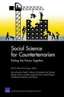 Social Science For Counterterrorism di Paul K Davis, Kim Cragin edito da Rand