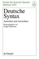 Deutsche Syntax edito da De Gruyter