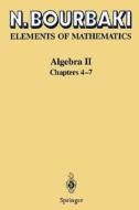 Algebra II di N. Bourbaki edito da Springer Berlin Heidelberg
