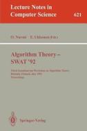Algorithm Theory - SWAT '92 edito da Springer Berlin Heidelberg