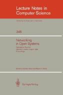 Networking in Open Systems edito da Springer Berlin Heidelberg