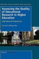 Assessing the Quality of Educational Research in Higher Education: International Perspectives edito da SENSE PUBL