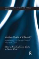 Gender, Peace and Security edito da Taylor & Francis Ltd