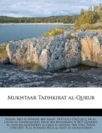 Mukhtaar Tadhkirat Al-qurub edito da Nabu Press