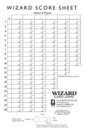 Oversized Wizard Scorepads di Inc. U. S. Games Systems edito da U S GAMES SYSTEMS INC