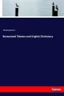 Romanized Tibetan and English Dictionary di Anonymous edito da hansebooks