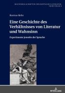 Eine Geschichte Des Verhaltnisses Von Literatur Und Wahnsinn di Rasmus Rehn edito da Peter Lang Ag