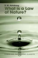 What is a Law of Nature? di D. M. Armstrong edito da Cambridge University Press