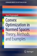 Convex Optimization in Normed Spaces di Juan Peypouquet edito da Springer-Verlag GmbH