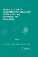 Applications of Cognitive Psychology edito da Taylor & Francis Inc